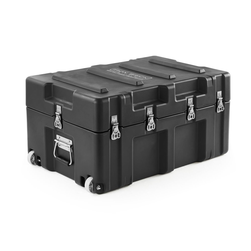 DormCo The Iron Brick Trunk - STRONGEST Trunk - Black