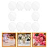 NUOBESTY 10pcs Blank Acrylic Place Cards for Wedding Seating Display Signs Holders for Events Parties and Decorations view 2