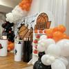 Aerdce Basketball Pedestal Covers for Parties Basketball Player Cylinder Stand Cover Boy Birthday Baby Shower Sports Party Decor Plinth Cover Props view 3