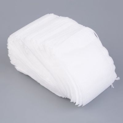 DIY Making Milk Teabags Empty Scented Tea Bags with String Heal Seal Filter Paper for Herb Loose Tea Paper Bag cotton pouch (Color : 100pcs, Size : 10x12cm)
