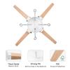 HarcoHome Christmas Tree Stand for Live Tree 8ft, Metal and Beech Hardwood Christmas Tree Holder with Spike for Fresh Tree, Tree Base for Real Tree, Arch Design, Seasonal Decor (White) view 4