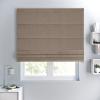 Hiifroy Corded Roman Blinds for Windows, Room Darkening Fabric Shades for Home Living Room Bedroom, Sand Brown, 46" W x 72" H view 1