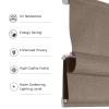 Hiifroy Corded Roman Blinds for Windows, Room Darkening Fabric Shades for Home Living Room Bedroom, Sand Brown, 46" W x 72" H view 4
