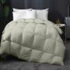 Home Decor 1000-TC Box Plated Down Alternative Comforter Oversized Queen Size 98 x 98 Inches 1-pc Comforter, 600 GSM Micro Fill & 4-8 Corner Tabs & Very Soft Fill Power view 1