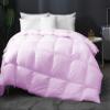 Home Decor 1000-TC Box Plated Down Alternative Comforter Oversized King Plus (128x120) 1-pc Comforter, 600 GSM Micro Fill & 4-8 Corner Tabs & Very Soft Fill Power view 1