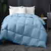 Home Decor 1000-TC Box Plated Down Alternative Comforter King Size 102 x 90 Inches 1-pc Comforter, 600 GSM Micro Fill & 4-8 Corner Tabs & Very Soft Fill Power view 1