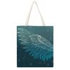 Angel Wings Canvas Tote Bag Personalized Grocery Bag Handbag Shopping Bag Present Bags for Gifts view 1