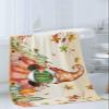 Anzona Thanksgiving 3 Piece Bath Towels Set, Fall Green Pumpkins Gnomes Maple Tree Leaves Soft & Absorbent Towel for Bathroom, Hotel (1 Bath Towel 30x60, 1 Hand Towel 16x28, 1 Washcloth 13x13) view 3