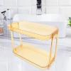 Cabilock Toiletry Organizer 2 Tier Bathroom Counter Organizer Modern Cosmetic Box for Bathroom Sink Top view 2