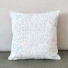 ArogGeld Light Blue Leopard Pillow Cover Cheetah Animal Print Euro Sham Pillow Covers Chinoiserie Pillow Case Asian Throw Pillow Cushion Cover 20x20in Pillowcase Decor for Sofa Couch Bed Office Car view 2