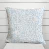 ArogGeld Light Blue Leopard Pillow Cover Cheetah Animal Print Euro Sham Pillow Covers Chinoiserie Pillow Case Asian Throw Pillow Cushion Cover 20x20in Pillowcase Decor for Sofa Couch Bed Office Car view 3