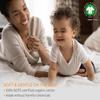 100% Organic Cotton Sheets for California King Size Bed, 400 Thread Count Soft Cooling Sheets Easy Fit -18''-20'' Inch Deep Pockets - 4 Piece Bed Sheets California King Sheet Set, Burgundy Stripe view 2