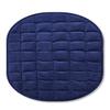 TONGDADA Weighted Lap Blanket 7lbs for Adult,Perfect for Relaxation, Lounging, Napping, Sleeping & Travel,Luxury Minky Weighted Body Blanket,Weighted Throw Blanket-Navy Minky, 29" x 24" view 1