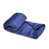 TONGDADA Weighted Lap Blanket 7lbs for Adult,Perfect for Relaxation, Lounging, Napping, Sleeping & Travel,Luxury Minky Weighted Body Blanket,Weighted Throw Blanket-Navy Minky, 29" x 24" view 2
