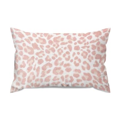 ArogGeld Chinoiserie Blush Pink Leopard Pillow Covers Asian Style Throw Pillow Cover Pink Cheetah Animal Print Farmhouse Pillow Case Cushion Cover Home Decor for Bedroom Living Room Sofa 12x20in