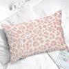 ArogGeld Chinoiserie Blush Pink Leopard Pillow Covers Asian Style Throw Pillow Cover Pink Cheetah Animal Print Farmhouse Pillow Case Cushion Cover Home Decor for Bedroom Living Room Sofa 12x20in view 3