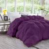 LinenHouse 1000-TC Pinch Pleated Down Comforter Oversized Queen Size 98 x 98 Inches 1-Piece All-Season Duvet Insert/Comforter, 500 GSM Micro Fill with All Side Corner Tabs 100% Microfiber Fill Power view 1