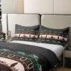 Full Size Duvet Cover Cowboy Horseshoe Country Style 100% Pure Cotton Comforter Cover Bohemian Exotic Grey Brown Bedding Set with 2 Pillowcases for Teens Adults Horseshoe Wildlife Ainmals Quilt Cover view 4