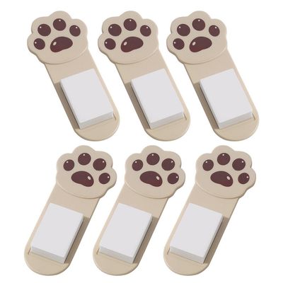 Zerodeko 6pcs Toilet Lid Lifter Pp Seat Cover Cute Travel