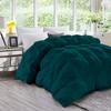 LinenHouse 1000-TC Pinch Pleated Down Comforter Oversized King Size 116 x 98 Inches 1-Piece All-Season Duvet Insert/Comforter, 500 GSM Micro Fill with All Side Corner Tabs 100% Microfiber Fill Power view 1