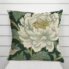ArogGeld Chinoiserie Honshu Floral Pillow Covers Asian Style Throw Pillow Cover Gray Purple Green Chinoiserie Floral Farmhouse Pillow Case Cushion Cover Home Decor for Couch Sofa Bed Car 18x18in view 3