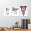 3 Piece Inspirational Canvas Wall Art, Office Wall Art, Motivational Quote Art Pictures for Gym Decorations, Inspirational Positive Quote Poster, Framed Artwork for Home Office Wall Decor 12x18x3Pcs view 4