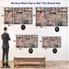 3 Piece Inspirational Wall Art, Motivational Quotes Canvas Art Prints for Gym Decor, Office Wall Art HUSTLE GRIND SUCCESS Pictures, Inspiring Poster Framed Artwork for Home Office Decor 12x18x3Pcs view 3