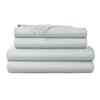 100% Organic Cotton Sheets Twin Size - GOTS Certified Organic Bed Sheets with Deep Pocket 300 Thread Count & Cozy Sateen Weave Gets Softer with Each Wash - Luxury 3 Piece Set (Shore, Twin) view 1