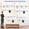 3 Piece Inspirational Wall Art - Ability Motivation Attitudes Quotes Canvas Art Print for Men Room Decor, Office Wall Art Picture, Motivational Poster Framed Artwork for Home Office Decor 12x18x3Pcs view 3