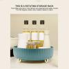360 Degree Storage Rack Organizer for Kitchen Cabinet Pantry Small with Non Slip and Stable Design, Multipurpose Use (Green) view 4