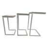 Carolina Classic Addison Nesting Table Set in Whitewash view 2