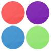 Rubber Jar Opener, 4PCS Jar Opener for Weak Hands, Rubber Jar Opener Gripper Pad for Seniors with Arthritis, Heat Insulation Kitchen Coasters view 1