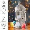 Shaved Ice Machine - Powerful 250W 210lbs/hr Electric Ice Shaver with 1420RMP Blade - Snow Cone Machine Ice Crusher by Great Northern Popcorn (White) view 4