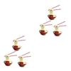 ARTIBETTER 6pcs Longevity Noodle Cake Topper Birthday Cake Decor for Grandparents Easy to Use Space-saving Decorations for Birthday Celebrations view 1