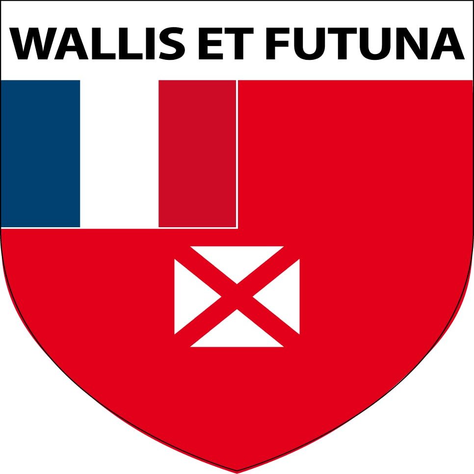 1 Large Wallis and Futuna Badge 986 Wallis and Futuna Department 986