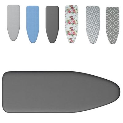 EMENAR 3 Layer Large Iron Board Cover Standard Size Board Covers Replacement, 36x12inch 39x13inch 43x13inch 48x15inch Ironing Board Cover and Pad, 6 Style (Color : Schwarz, Size : 39x13inch(100x34cm