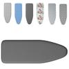 EMENAR 3 Layer Large Iron Board Cover Standard Size Board Covers Replacement, 36x12inch 39x13inch 43x13inch 48x15inch Ironing Board Cover and Pad, 6 Style (Color : Schwarz, Size : 39x13inch(100x34cm view 1