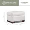 American Furniture Classics Pembroke Ottoman view 3