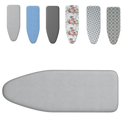 EMENAR 3 Layer Large Iron Board Cover Standard Size Board Covers Replacement, 36x12inch 39x13inch 43x13inch 48x15inch Ironing Board Cover and Pad, 6 Style (Color : Silber, Size : 43x13inch(110x34cm)