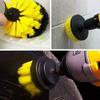 3 Pack Drill Brush Power Scrubber Cleaning Brush Set All Purpose Drill Scrub Brushes Kit for Grout, Floor, Tub, Shower, Tile, Bathroom and Kitchen Surface (Yellow) view 3