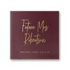 Bridal Shower Guest Book for Future Bride Wife to Be, Wedding Shower Bachelorette Photo Booth Album - Wine Burgundy Gold (12x12) view 1