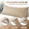 Cosybay Full Body Pillow Insert with Beige Pillowcase - Fluffy Long Bed Pillow for Adults - Firm Large Body Pillow with Washable Cover for Side and Back Sleepers - 20x54 Inch(Beige) view 4