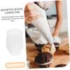 Kichvoe 3pcs Cake Piping Bag Couplers Reusable Nozzle Converters for Decorating Cakes Cookies and Pastries and Included view 2