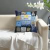 18th Birthday Gifts for Boy, Happy 18th Birthday Decorations for Boys, 18 Year Old Boy Birthday Gifts, Best Birthday Gift for 18 Year Old Boys, Best for Turning 18 Throw Pillow Cover 18"X18" view 2