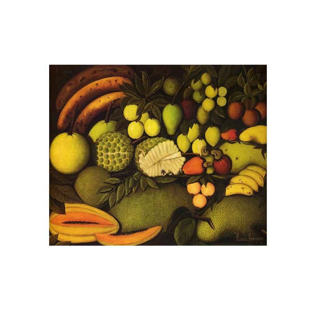 "1908"by Henri Rousseau Canvas Pictures for Home Living Room and Office Canvas Prints Wall Art Pictures Bedroom Modern Art Posters for Home Decor Still Life Painting(85x102cm/33x40inch,Frameless)