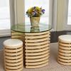 20" Round Glass Table Top, Clear Tempered Glass Table Top with 1/4" Inch Thick Round Polished Edge, Ideal for Dining Table, Coffee Table, Patio Table view 2