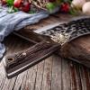 Meat Cleaver Knife, 8inch Longquan Stainless Steel Forging Chopper Knife Household Kitchen Sharp Chicken Duck Meat Vegetable Cutter Slaughter Fish Knife (Color : Without sheath) view 4