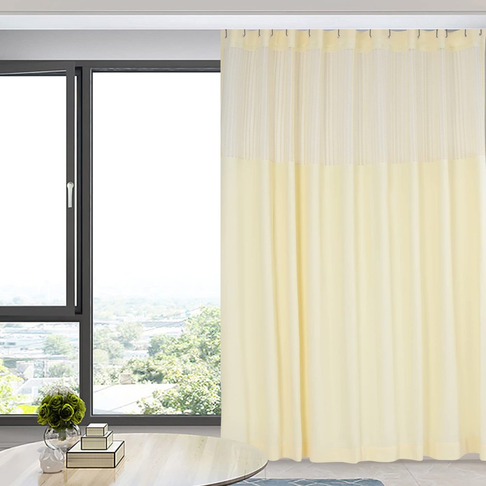 Upyouths Hospital Curtain with Flat Hooks Room Divider Curtain for Hospital Medical Clinic SPA Lab Cubicle Curtain Divider Privacy Screen