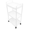 Homoyoyo Rolling Trolley Storage Cart Organizer Wheels for Kitchen Bathroom and Bedroom Construction for Home Organization view 1