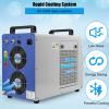 JustSmart CW-5000 Industrial Water Chiller, 7L 1.14HP 2.64gpm CW-5000 Water Cooling System for 40W 50W 60W 70W 80W 90W 100W CO2 Laser Engraving & Cutting Machines, Laser Chiller Cools 3868 BTU/Hour view 3